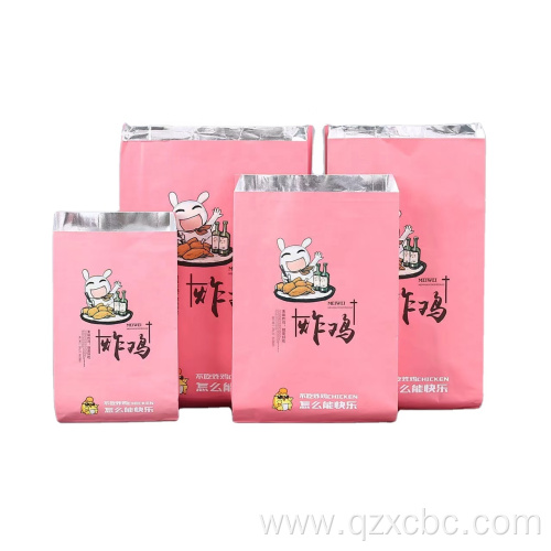 barbecue hot dog takeout aluminum foil paper bags